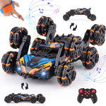 NEXBOX Cool 8 Wheels Gesture Sensing Remote Control Stunt Car for Kids, 6-14 year old, Birthday Gifts, RC Cars with 8WD Stunt Capabilities