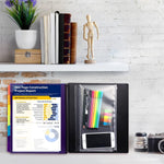 H4D 12 Pocket Poly Project Organizer, Spiral Multi Pocket Folder Organizer, Multi-Subject Folder Notebook, Letter Size