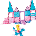 MAGNA-TILES Castle 25-Piece Magnetic Construction Set, The Original Magnetic Building Brand