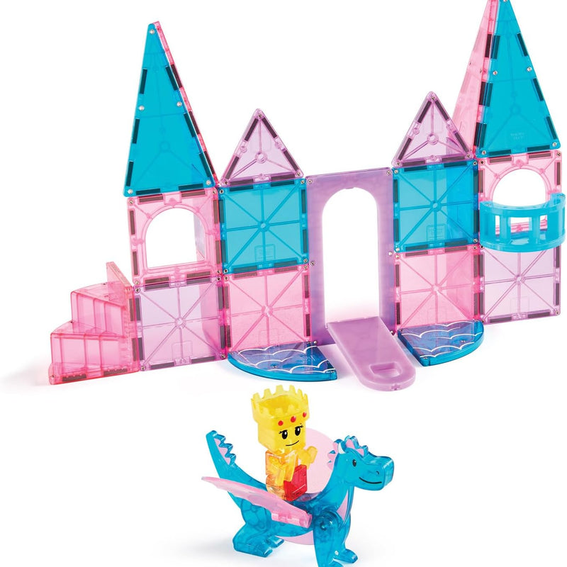 MAGNA-TILES Castle 25-Piece Magnetic Construction Set, The Original Magnetic Building Brand