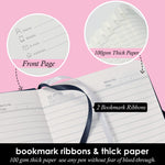 NIRMIRO (3 Pack) Pocket Notebook Small Journal with Pen, 3.7" x 5.7", A6 Mini Notebook for Women Men Work Writing, Hardcover Small Pocket Notepad with 100Gsm Premium Thick Lined Paper, Black Leather