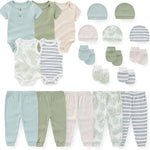 JELYLOVE 20 Pack Baby Boy Girl Bodysuits Sets New born Clothes Essentials | classic & stylish,newborn essentials set,easy to mix & match,everyday wear,easy diaper changes,perfect for new parents