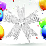 Premium 100-Pack Clear Latex Balloons for Balloon Art and Party Decorations
