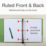 Oxford Reinforced Filler Paper, 8 x 10.5 Inch, Wide Rule, 3 Hole Punched, Lined Loose Leaf Paper for Ring Binders, 100 Sheets, White (1002098)