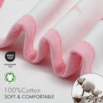 GLLQUEN BABY Swaddles for Newborns 0-3 Months, Adjustable & Easy Fastener | 3-Pack, Baby Girl Swaddles Organic Cotton Womb-Like Nursery Swaddling Blanket reduces startle reflex, Soft & Skin-Friendly