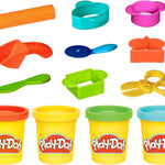 Play-Doh Starter Set 9-Piece Kit with Storage Tote & 4 Modeling Compound Cans, Arts and Crafts for Kids Ages 3+