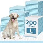 100 Count Large Dog & Cat Puppy Pee Pads - 28"x30" Absorbent Potty Training Pads | Leakproof Quick-Dry Disposable Pet Pads for Puppies, Dogs & Cats | Indoor, Outdoor, Litter Box, Housebreaking Use