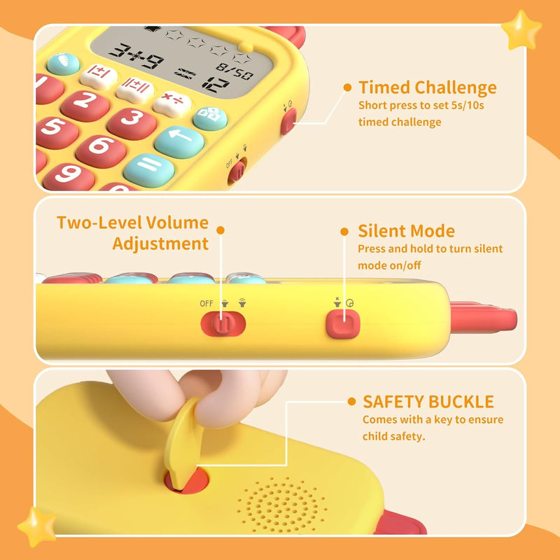 alilo Math Games for Kids Ages 5-12 Portable Math Toy for Practicing Addition, Subtraction, Multiplication, and Division