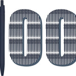 Deegtran 100 Pack No Bleed Black Barrel Click Pens, Wholesale Retractable Ballpoint, Medium Point, Smooth Ink, 1.0MM Black Ink
