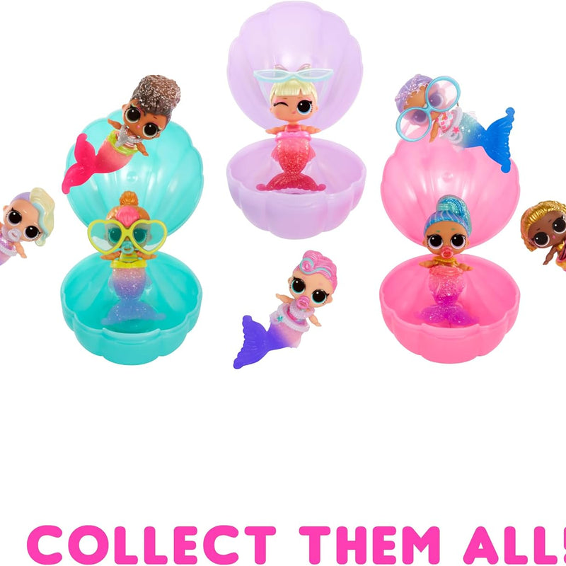 LOL Surprise Mermaids Baby Sisters with Color Change Tail, 8 Dolls to Collect, Fashion Accessories, Great Gift for Kids Ages 4+