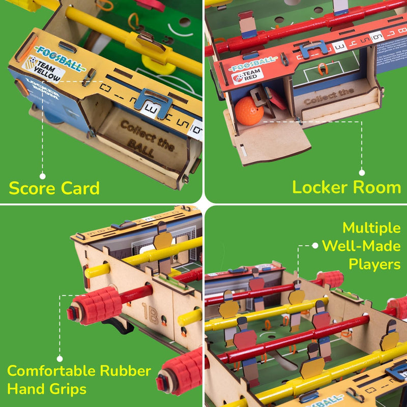 Smartivity Foosball Table for Kids Age 6-14 Years | STEM Educational Science Toy | DIY Indoor Games