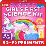 Doctor Jupiter Girls' Science Kit for Kids Ages 4-8, STEM Toy with 50+ Experiments, Learning and Educational Projects