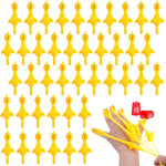 POPLAY 42PCS Stretchy Rubber Chicken Slingshot Party Favors for Kids' Birthdays, Classroom Rewards, and Group Games
