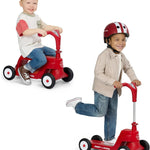 Radio Flyer Scoot 2 Scooter - 2-in-1 Ride-On and 4-Wheel Scooter for Kids Ages 1-4