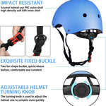 WayEee Kids Adjustable Helmet Set with Knee Pads and Wrist Guards for Cycling, Skateboarding, and Roller Skating