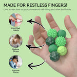 Magnetic Balls Fidget Toys Adults, 8pcs Stress Relief Magnet Sensory Ball with Silicone Shell for to Hands Anxious Mind,Office Desk Fidget for Autism ADHD Anxiety, Stocking Stuffers for Teens Girl