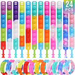 Kids Party Favors Pop Fidget Toys Bulk Its 24 Packs Fidget Bracelet It Birthday