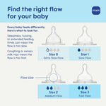 MAM 9oz Easy Start Anti-Colic+ Vented Baby Bottles, 2+ Months, 4 Pack, Girl | Medium Flow Breastfeeding-Like Nipple, Dual Anti-Colic Reduces Gas & Reflux, Easy Clean, BPA Free, 2+ Months, Made In Europe