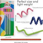 6pc Set of Flexible Fidget Sticks for Stress Relief, ADHD, Autism, Anxiety, Calming for Kids and Adults