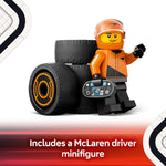 LEGO City F1 Driver with McLaren Race Car Toy Kit for Kids Ages 6+
