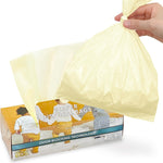 BOS Odor-Sealing Dirty Diaper Disposable Trash Bags - Scent & Smell Free - 90 Count Small