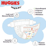 Huggies Snug & Dry Diapers Size 1, 128 Count