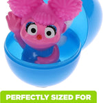 Sesame Street 10-Piece Finger Puppet Set for Toddlers & Kids | Features Elmo, Big Bird, Cookie Monster, Abby Cadabby, Oscar the Grouch | Durable PVC for Bath Time, Educational Play, and Party Favors.