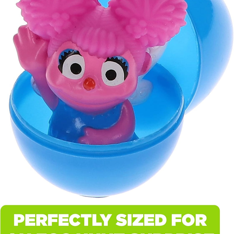 Sesame Street 10-Piece Finger Puppet Set for Toddlers & Kids | Features Elmo, Big Bird, Cookie Monster, Abby Cadabby, Oscar the Grouch | Durable PVC for Bath Time, Educational Play, and Party Favors.
