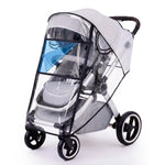Clear Stroller Rain Cover, Universal Fit Baby Travel Weather Shields | Waterproof Built-in Zipper Design, Breathable & Durable, Easy Access,Stroller Accessories Protects from Rain Wind Dust Snow