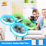 Q9s Drone for Kids with Altitude Hold and Headless Mode, Quadcopter with Blue and Green Light, Propeller Full Protect