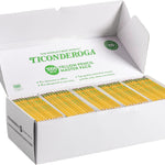 Ticonderoga Wood-Cased Pencils, Pre-Sharpened, 2 HB Soft, Yellow, 30 Count, 6 Packs/180 Count Total