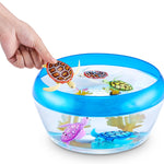 Robo Alive Robo Turtle Robotic Swimming Turtle (Green + Pink) by ZURU Water Activated, Comes with Batteries, Exclusive (2 Pack)