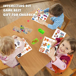 Labeol Diamond Art Kits for Kids Boys and Girls Ages 6-8-10-12 Easy to DIY Creative Diamond Art Sticker Craft by Numbers Kits for Kids and Adult Beginners (Animal)