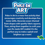Skillmatics Poke-in Art – Underwater Animals, Wood Craft Kit, Gift for Kids | DIY Mess-Free Fun, Sea Animals, Fine Motor Skills, Screen-Free, Travel Activity, Boys & Girls Ages 4, 5, 6, 7, 8, 9