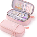 CICIMELON Durable Pen Pencil Case Big Storage Pen Pouch Bag for School Supplies Office College Teen Girls Adults, Purple