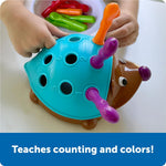 Learning Resources Spike The Fine Motor Hedgehog, Toddler Montessori Toy, Stacking Shape, Gifts For Boys And Girls