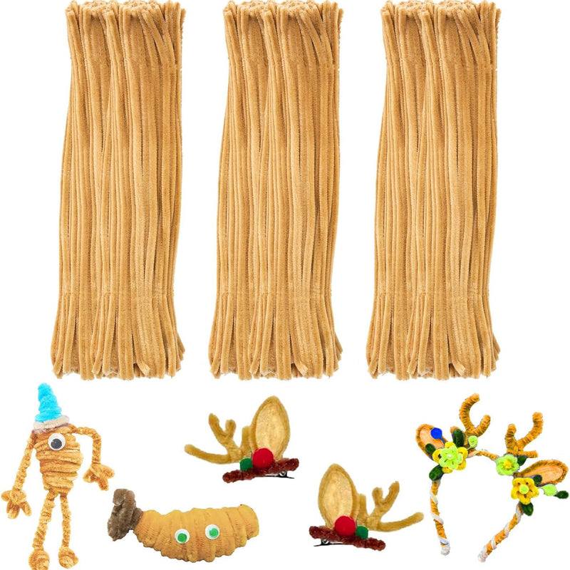 Pipe Cleaners Craft Bulk - 200pcs Arts Crafts, Chenille Stems Art Supplies for Projects, DIY Room Decor, Christmas Decorations
