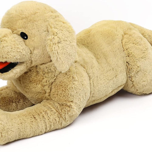 LotFancy Dog Stuffed Animals Plush, 21" Soft Cuddly Golden Retriever Plush Toys, Large Stuffed Dog, Puppy Dog Stuffed Animals, Easter Birthday Gift for Kids Girls Boys