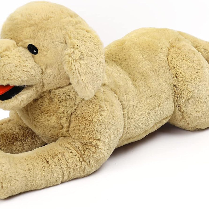 LotFancy Dog Stuffed Animals Plush, 21" Soft Cuddly Golden Retriever Plush Toys, Large Stuffed Dog, Puppy Dog Stuffed Animals, Easter Birthday Gift for Kids Girls Boys