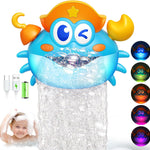 Bath Toys,Light Up Baby Bath Toys Bath Bubble Machine with Colourful RGB Light Great Birthday for Toddler Boys and Girls Tub Toy for Kids Ages 1-3 4-8