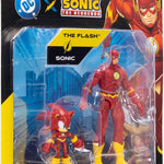 DC X Sonic Collectable Action Figure Multipack Pair of Sonic as The Flash and The Flash Himself! Featuring Multiple Points of Articulation for Action-Packed Posing