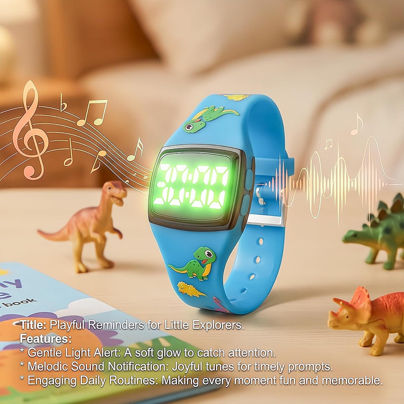 SKYROKU Potty Watch for Toddler Boys Girls, Potty Training Watch for 3-7 | Cute Shaped potty watches, 5 timing modes (30-60-90min), Magnetic charging, Splash-Proof, Ideal gift
