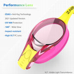 3 Pack Kids Goggles for Swimming, Anti-fog for Age 3-10 Years, K20 | 3 pack kids swim goggles for kids age 3 4 5 6 7 8 9 10 years old toddler girls boys junior jr childrens child little