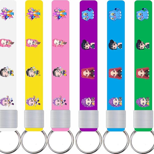 Demon Movie Hunters Birthday Party Supplies: 86-Piece Set with Bracelets, Pins, Keychains, and Stickers for Boys and Girls