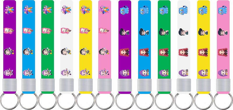 Demon Movie Hunters Birthday Party Supplies: 86-Piece Set with Bracelets, Pins, Keychains, and Stickers for Boys and Girls