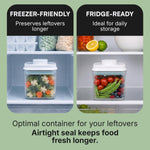 Bop Top Airtight Food Storage Containers | Pop-Top Lid | 2 Cups / 16 Oz | kitchen canister set, for flour, sugar, snacks, pasta, baking