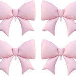 4 pink bow balloons 38inch, 4pc set, pink, coquette, birthday, party supplies, wedding decor