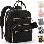 Pritent Diaper Bag Backpack, Baby Bag Backpack Baby Essentials for Mom Dad | With Pacifier Case, Diaper Bags, Baby Diaper Bag, Insulated Pocket, Diaper Backpack for Baby Girl Boy(Black,M)