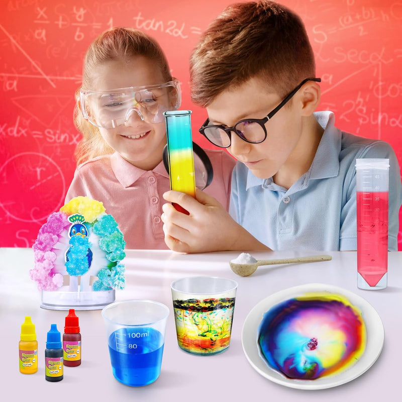 UNGLINGA Chemistry Science Kit for Kids, 40+ Experiments, Educational Toy Gift for Boys and Girls STEM Learning Toy