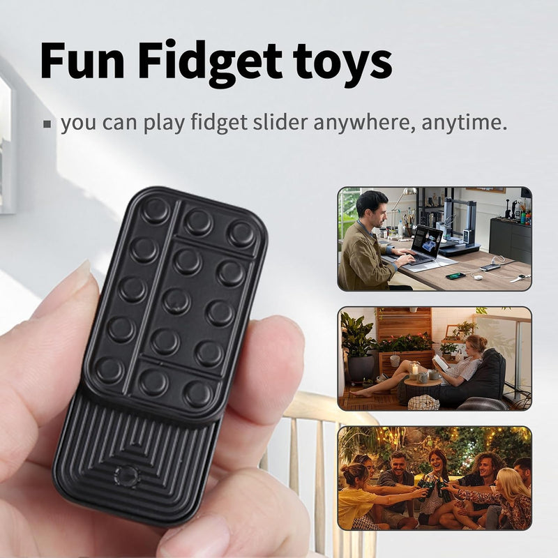 Fidget Toys Adults Magnetic Desk Toy Metal Fidgets Slider, Stress Relief Sensory Toys for Autism ADHD Anxiety, Stocking Stuffers Gifts for Men Women